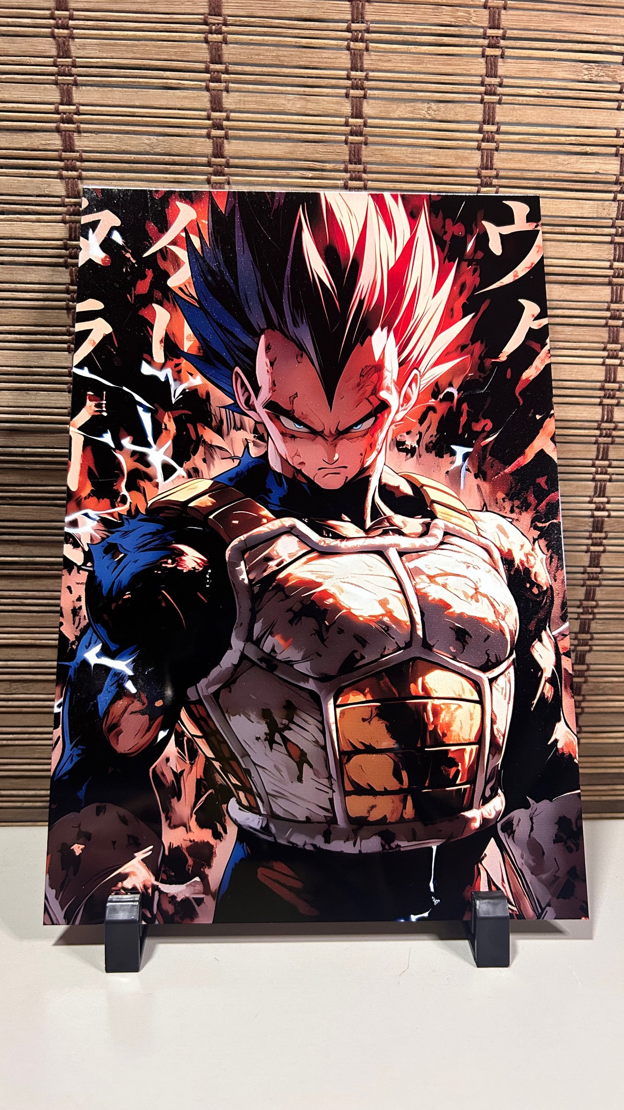 Placa Decorativa - Vegeta Edition