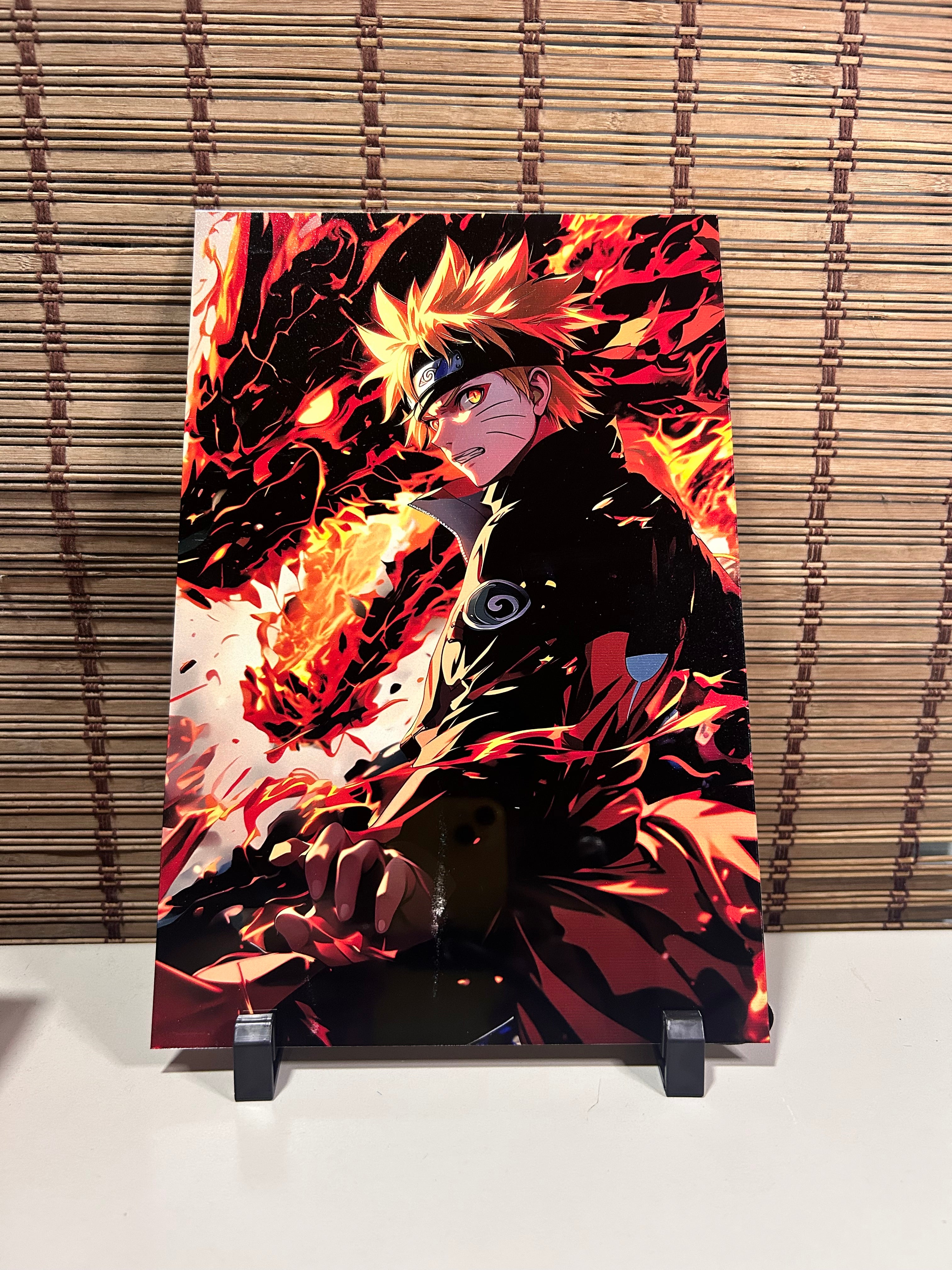 Placa Decorativa - Naruto Edition