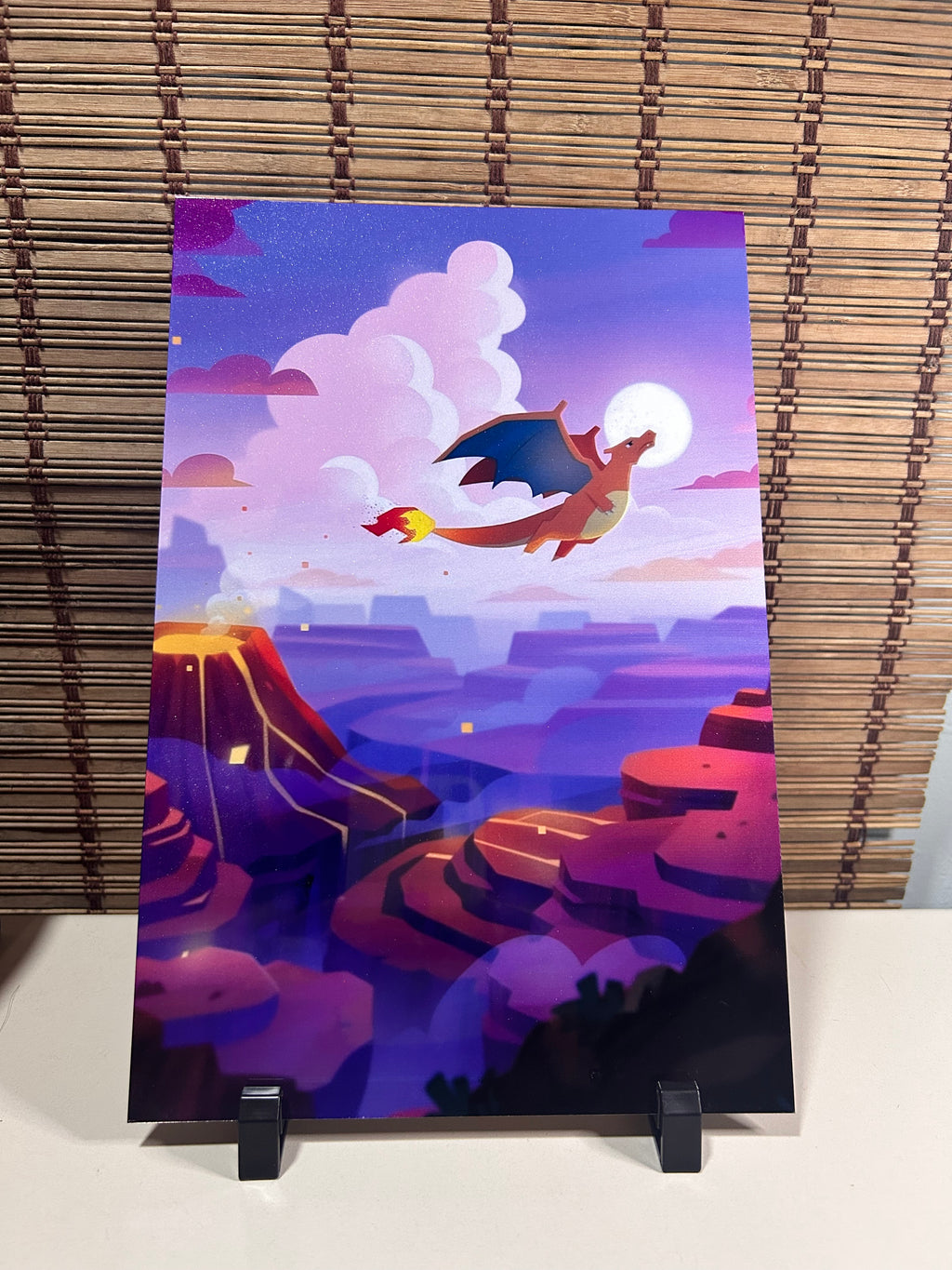 Placa Decorativa - Charizard 151 Edition