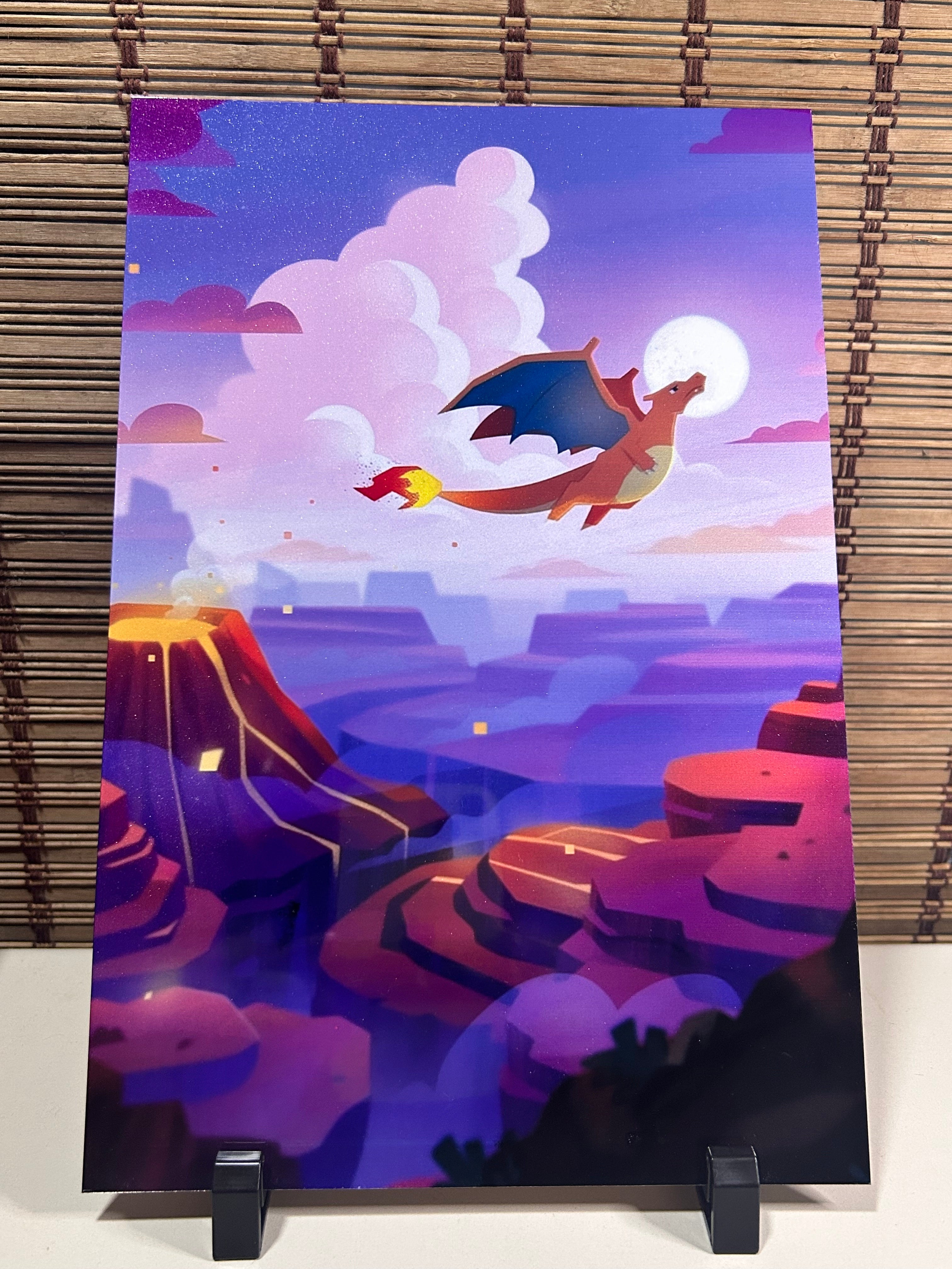 Placa Decorativa - Charizard 151 Edition