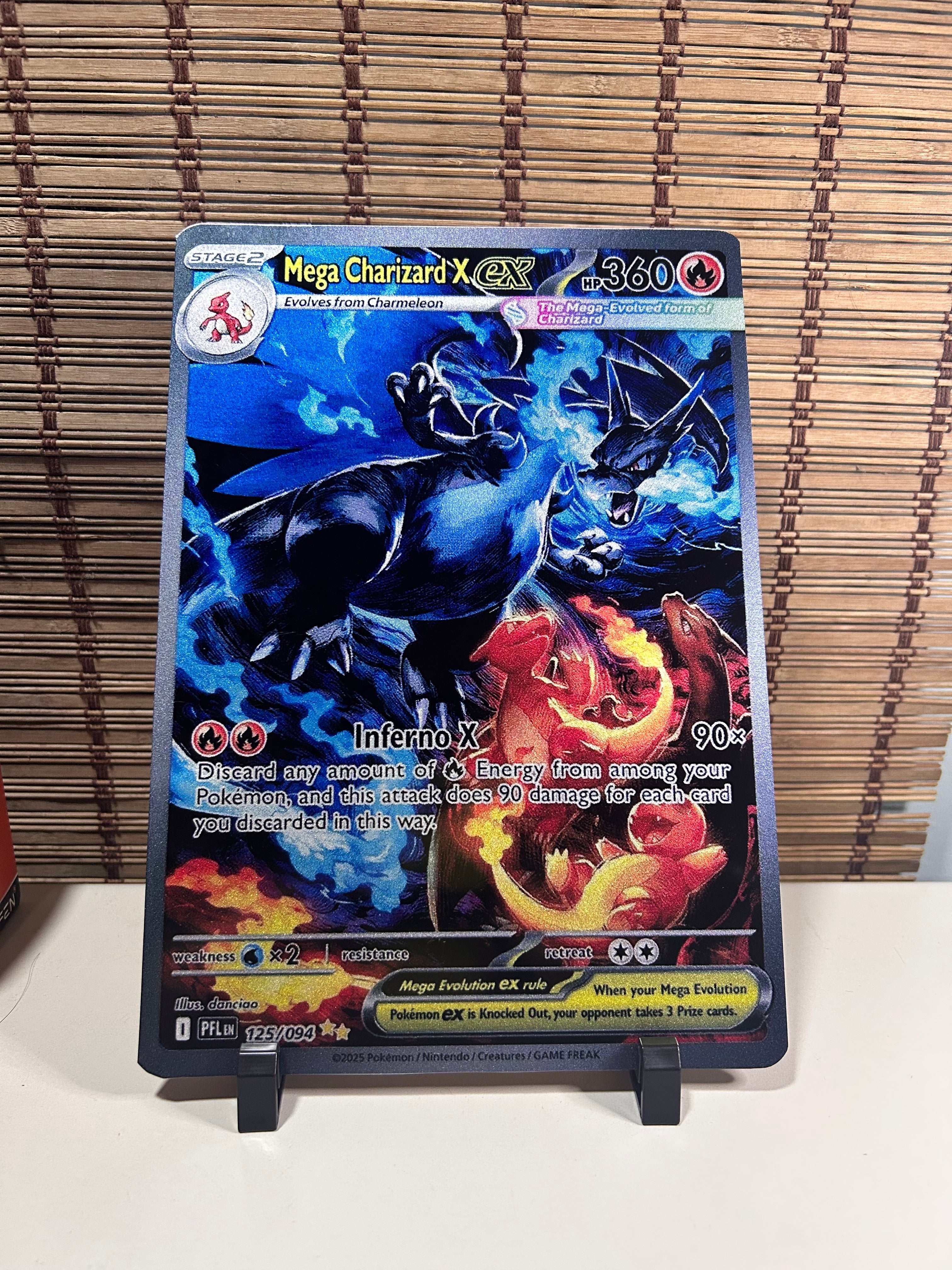 Placa Decorativa - Mega Charizard EX