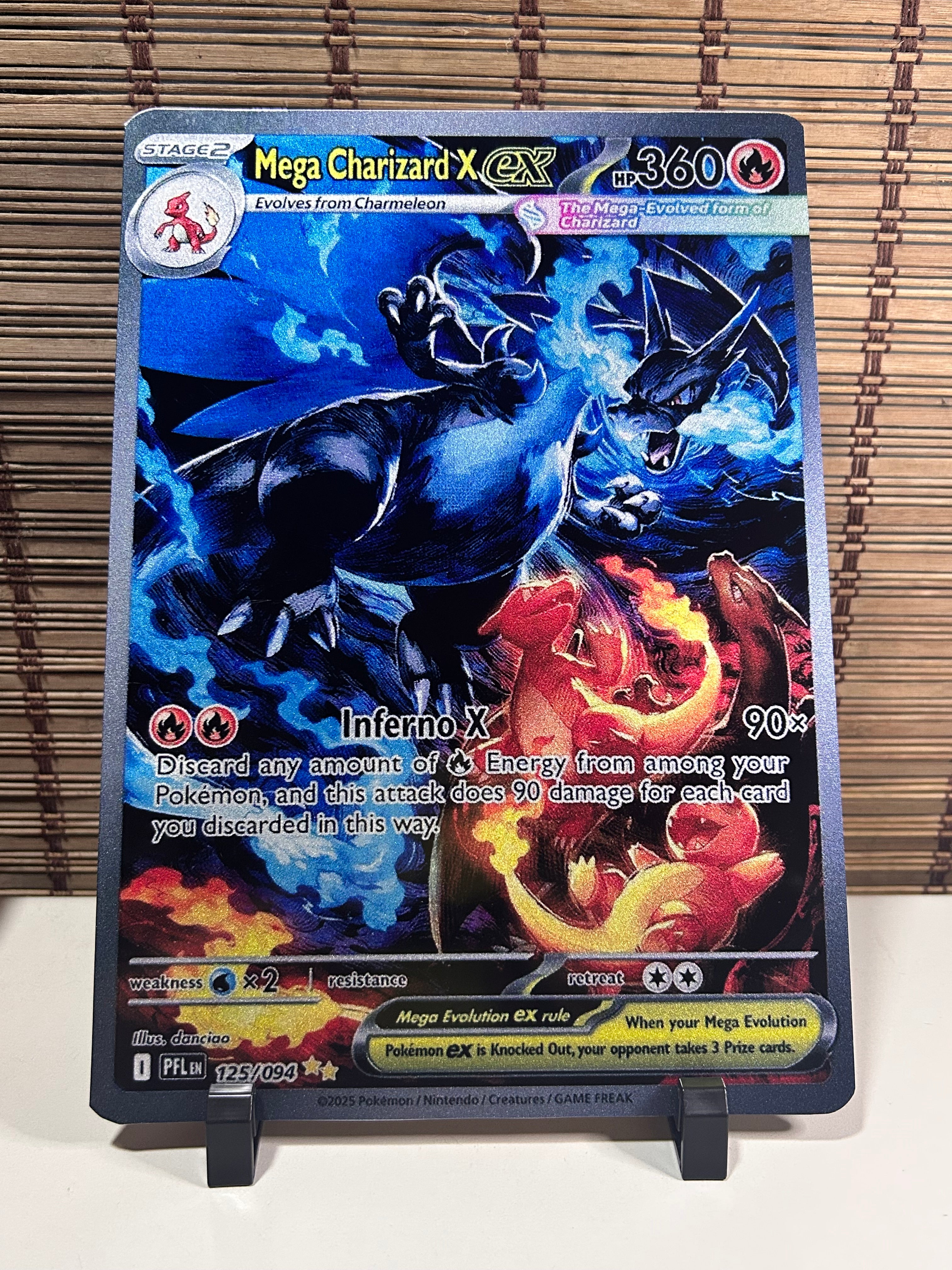 Placa Decorativa - Mega Charizard EX