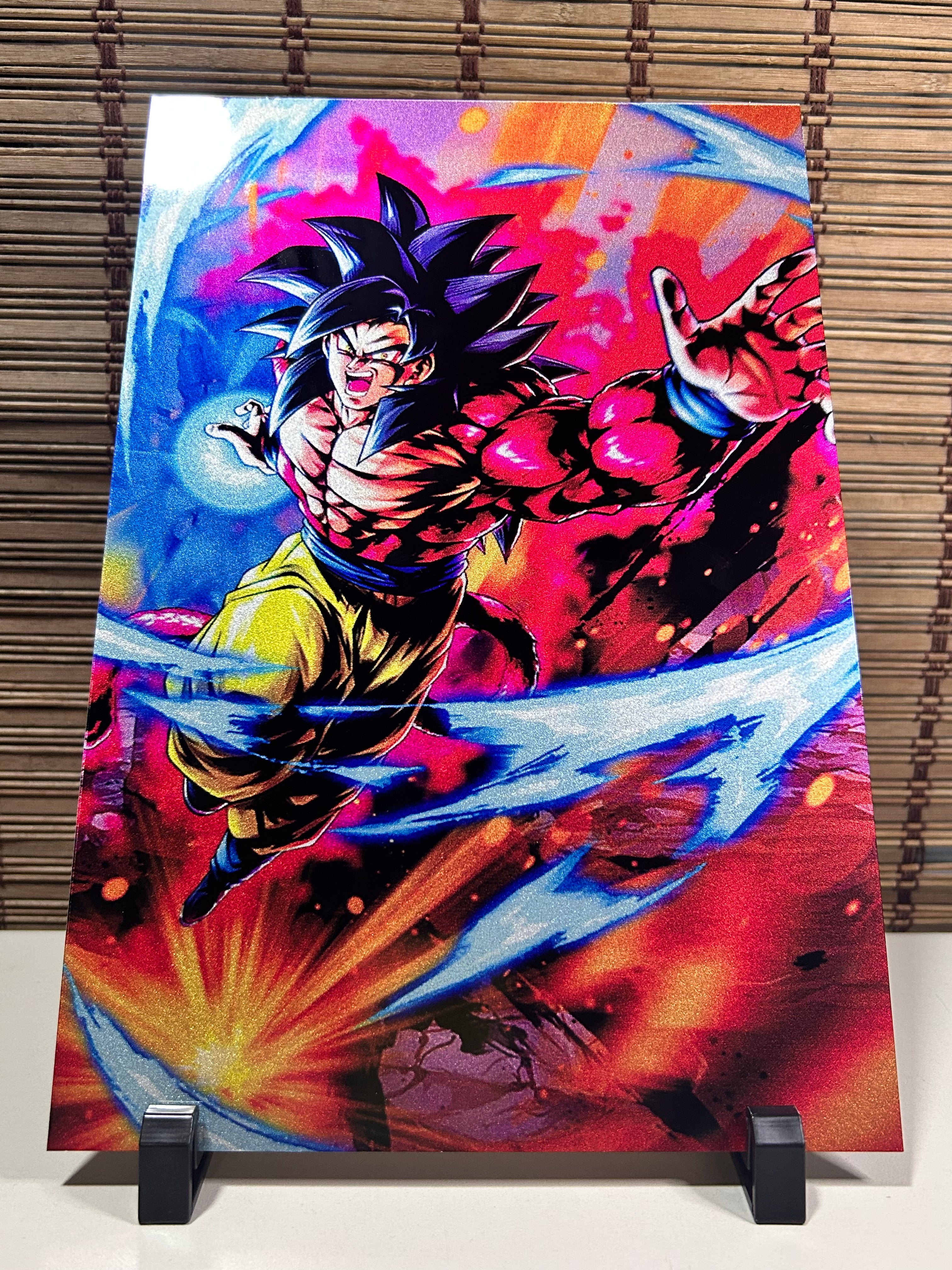 Placa Decoraativa - Goku SSJ 4 Edition