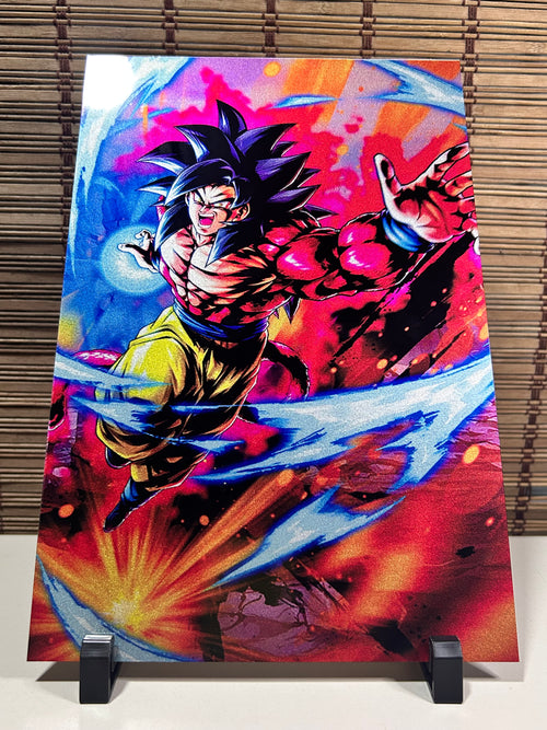 Placa Decoraativa - Goku SSJ 4 Edition