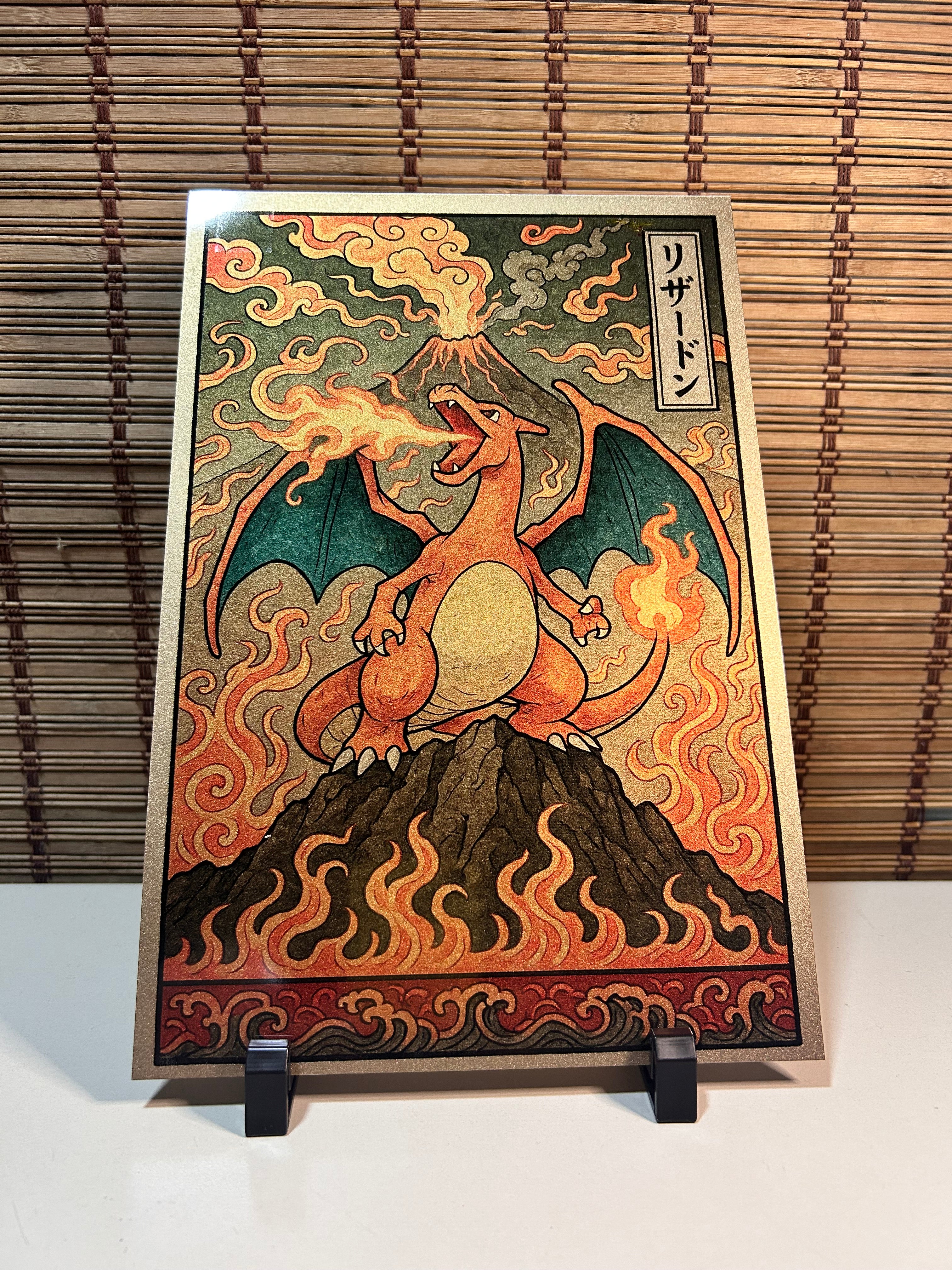 Placa Decorativa - Charizard Edition